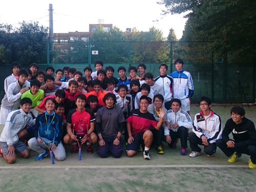 【部活応援】東京大学運動会庭球部　練習サポート